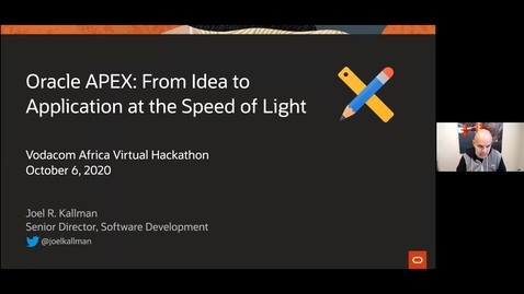 Oracle Apex Masterclass From Idea To App At The Speed Of Light Oracle Video Hub