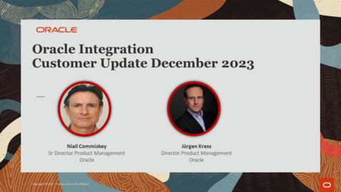Thumbnail for entry Oracle Integration product update December 2023