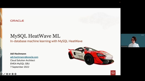Thumbnail for entry Machine Learning with MySQL HeatWave (in Hebrew)