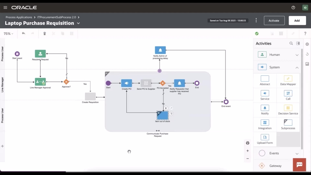 Use the Subprocess Activity video thumbnail