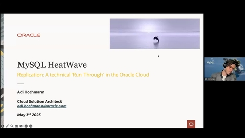 Thumbnail for entry MySQL HeatWave – Replication: A Technical ‘Run Through’ in the Cloud (In Hebrew)