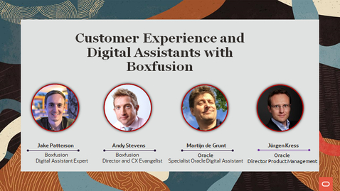 Thumbnail for entry Customer Experience and Digital Assistants with Boxfusion 07.2023