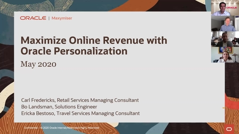 Thumbnail for entry Maximize Online Revenue with Oracle Personalization