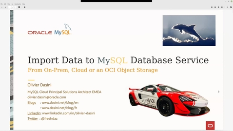 Thumbnail for entry How to Import Data from On-Prem or Object Storage to MySQL HeatWave