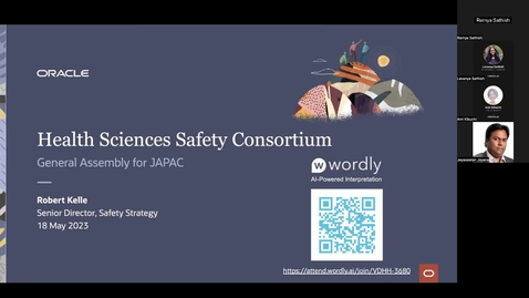 Thumbnail for entry Safety Consortium Webinar for JAPAC - Argus 8.4.1 Enhancement Preview and EMA PII Letter Update