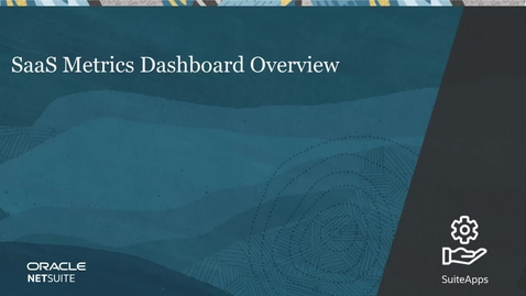 Thumbnail for entry SaaS Metrics Dashboard Overview