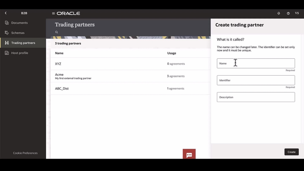 Create a Trading Partner in Oracle Integration video thumbnail