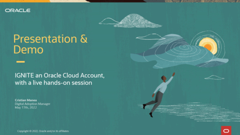 Thumbnail for entry IGNITE your Oracle Cloud Account, with a live hands-on session
