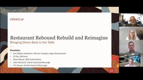Thumbnail for entry Restaurant Rebound Rebuild and Reimagine: Bringing Diners Back to the Table