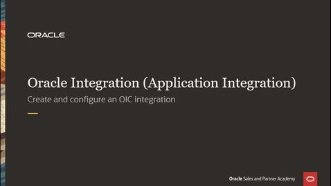 Oracle Integration - Oracle Video Hub