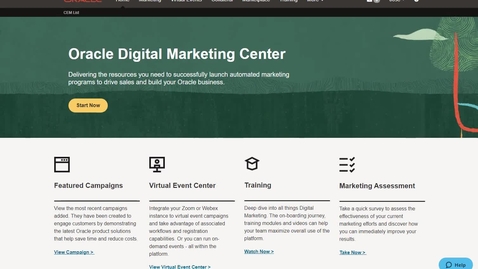 Thumbnail for entry Oracle Digital Marketing Center: Demo for Oracle Hospitality Partners