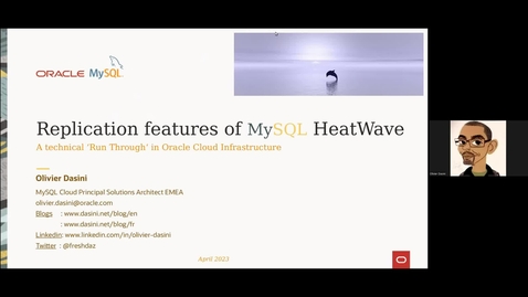 Thumbnail for entry Réplication avec MySQL HeatWave dans le cloud