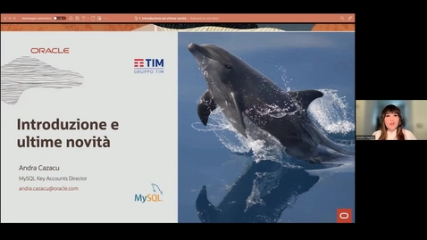 Thumbnail for entry MySQL online workshop dedicato al gruppo Telecom Italia