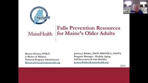 Thumbnail for Falls Prevention Resources Lunch &amp; Learn (Sept. 28, 2023)
