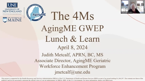 Thumbnail for April 8, 2024 4Ms Lunch &amp; Learn