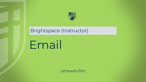 Thumbnail for How to use Email tool in Brightspace