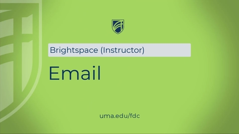 Thumbnail for entry How to use Email tool in Brightspace