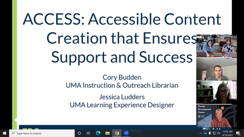 Thumbnail for Accessible Content Creation
