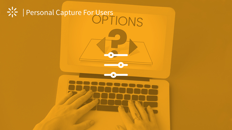 Thumbnail for entry How to Set the Recording Options in Kaltura Personal Capture
