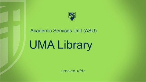 Thumbnail for entry Library Services Presentation