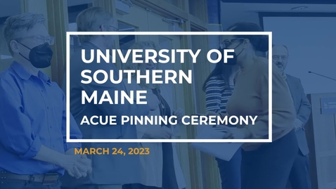 Thumbnail for entry Effective Online Teaching Practice Framework Pinning Ceremony, March 24, 2023