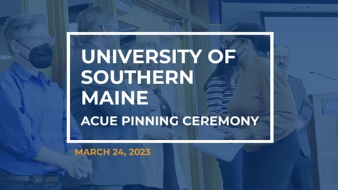 Thumbnail for Effective Online Teaching Practice Framework Pinning Ceremony, March 24, 2023