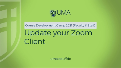 Thumbnail for entry Course Camp Zoom Update