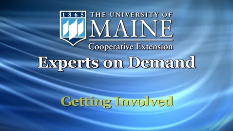 Thumbnail for entry How Can I Get Involved with UMaine Cooperative Extension Volunteer Programs