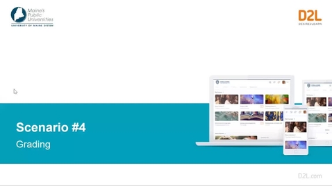 Thumbnail for entry D2L Scenario #4 Grading