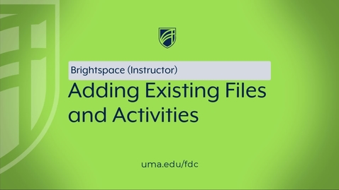 Thumbnail for Add existing activities