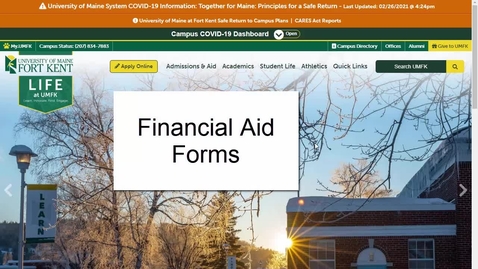 Thumbnail for entry Financial Aid Forms 