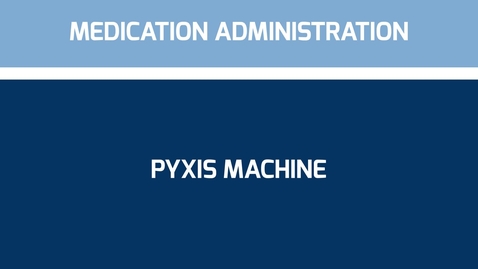Thumbnail for Pyxis machine