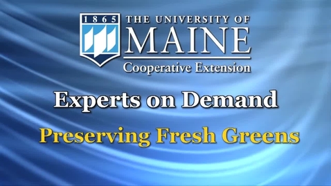 Thumbnail for Preserving Fresh Greens