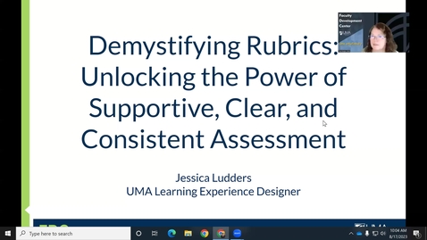 Thumbnail for entry Unlocking the Power of Supportive, Clear, and Consistent Assessment