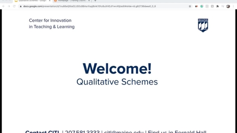 Thumbnail for entry Qualitative Schemes