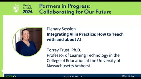 Thumbnail for Integrating AI in Practice How to Teach with and about AI