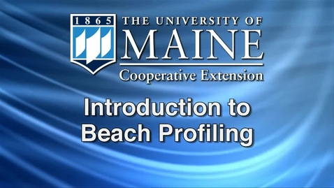 Thumbnail for entry Introduction to Beach Profiling