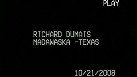 Thumbnail for Richard Dumais- October 21, 2008