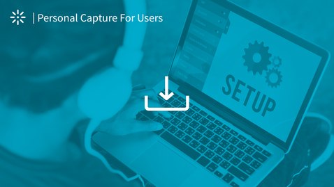 Thumbnail for entry How to Install the Kaltura Personal Capture Application