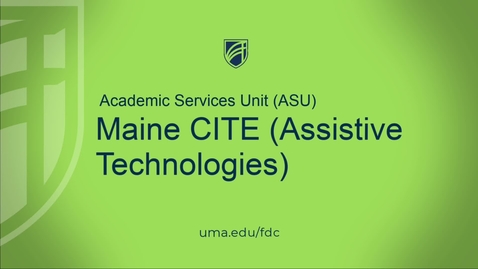 Thumbnail for Maine CITE Presentation