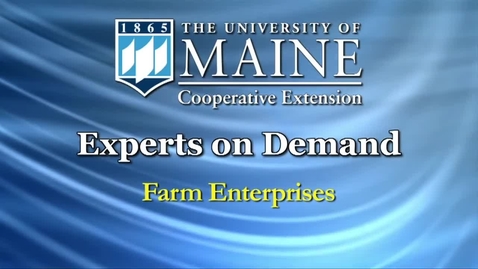 Thumbnail for entry New Farmers: What Is a Farm Enterprise?