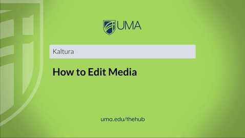 Thumbnail for entry How to Edit Media