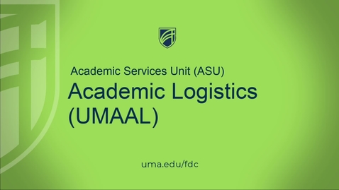 Thumbnail for entry Academic Logistics Presentation