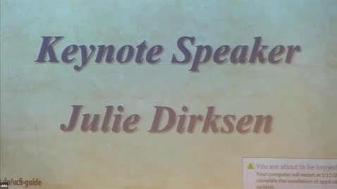 Thumbnail for [Welcome &amp; Keynote] Talk to the Elephant: Design for Behavior Change.