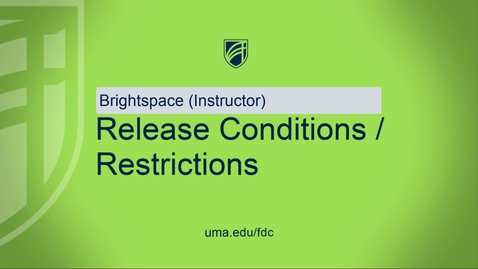 Thumbnail for Release Conditions