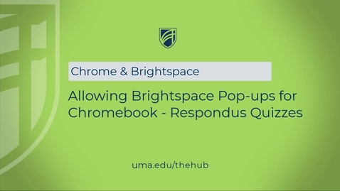 Thumbnail for Allowing Brightspace Pop-ups for Chromebook