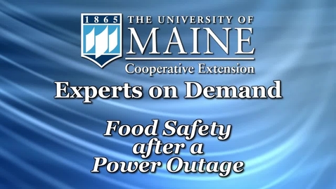 Thumbnail for entry How to Keep Food Safe After a Power Outage