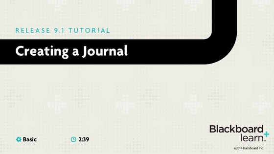 How to Create a Journal