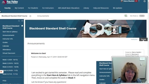 Accessing Logging Into Blackboard Fox Valley Technical College