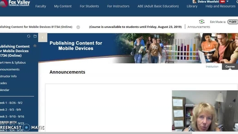 Thumbnail for Using the Calendar in Blackboard